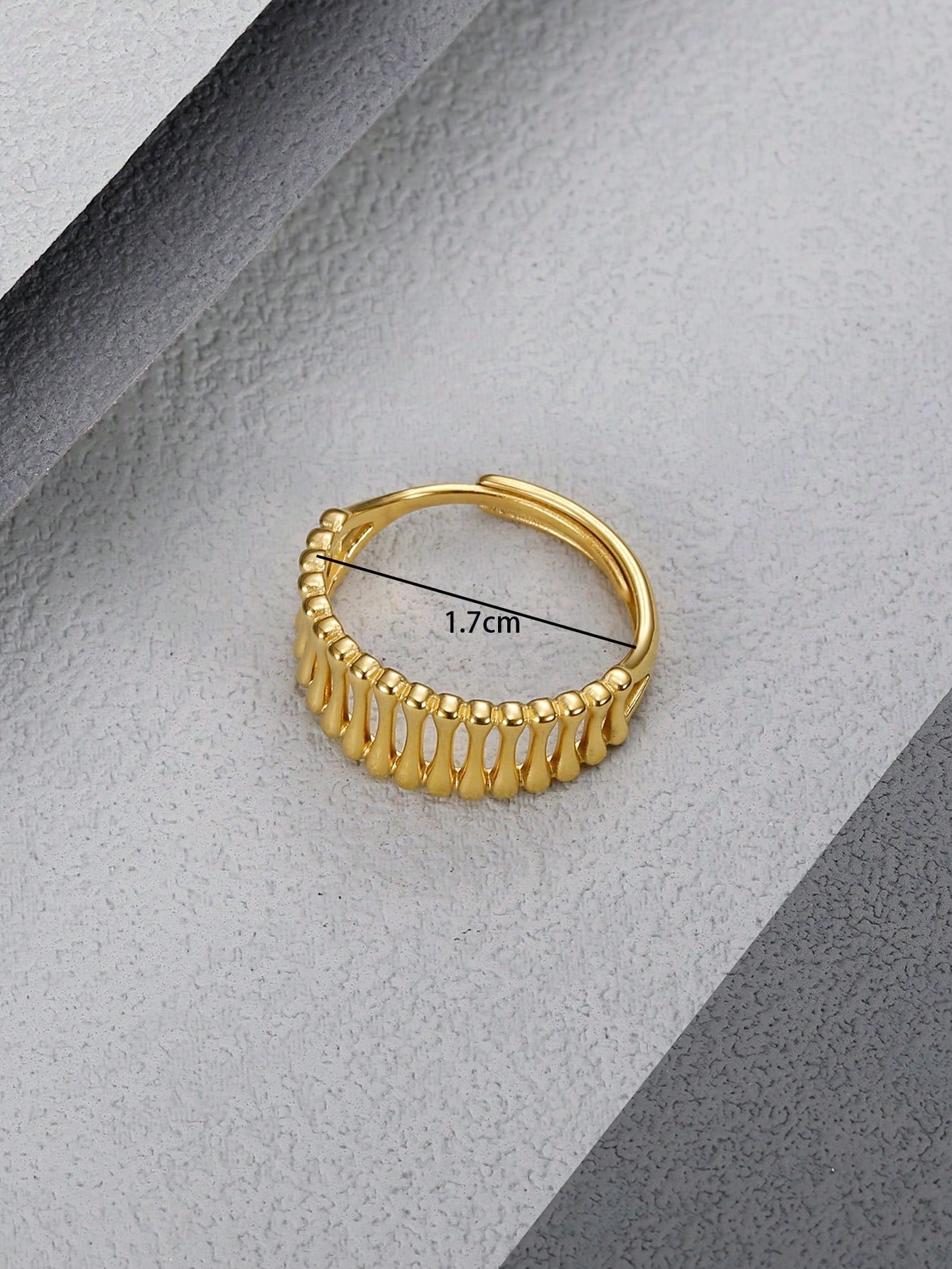 Unusual Fantasy Ring Stainless Steel Adjustable Ring for Women One Piece