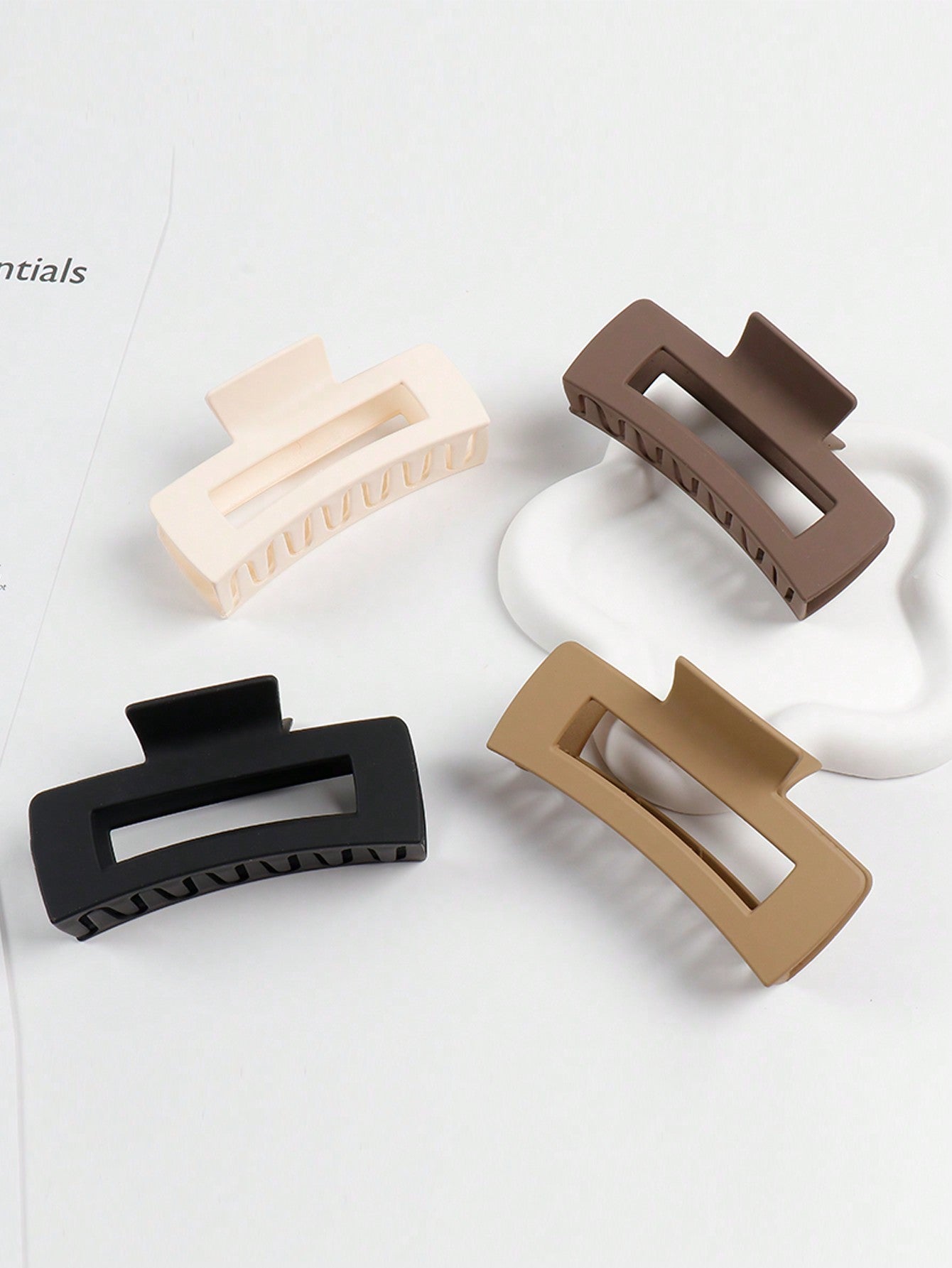 Strong Hold Hair Clips for Thick Hair - Non-Slip, Matte Finish, Colorfast - Perfect for Hair Styling and Accessories Black Friday