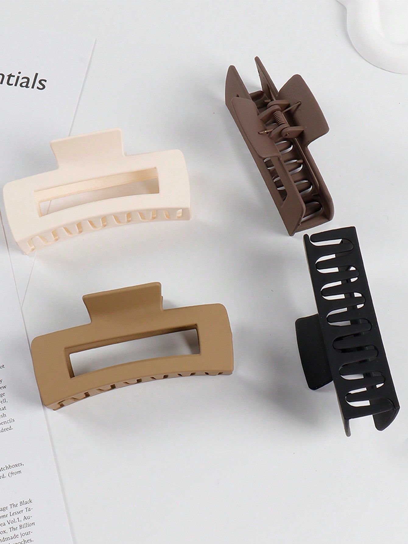 Strong Hold Hair Clips for Thick Hair - Non-Slip, Matte Finish, Colorfast - Perfect for Hair Styling and Accessories Black Friday
