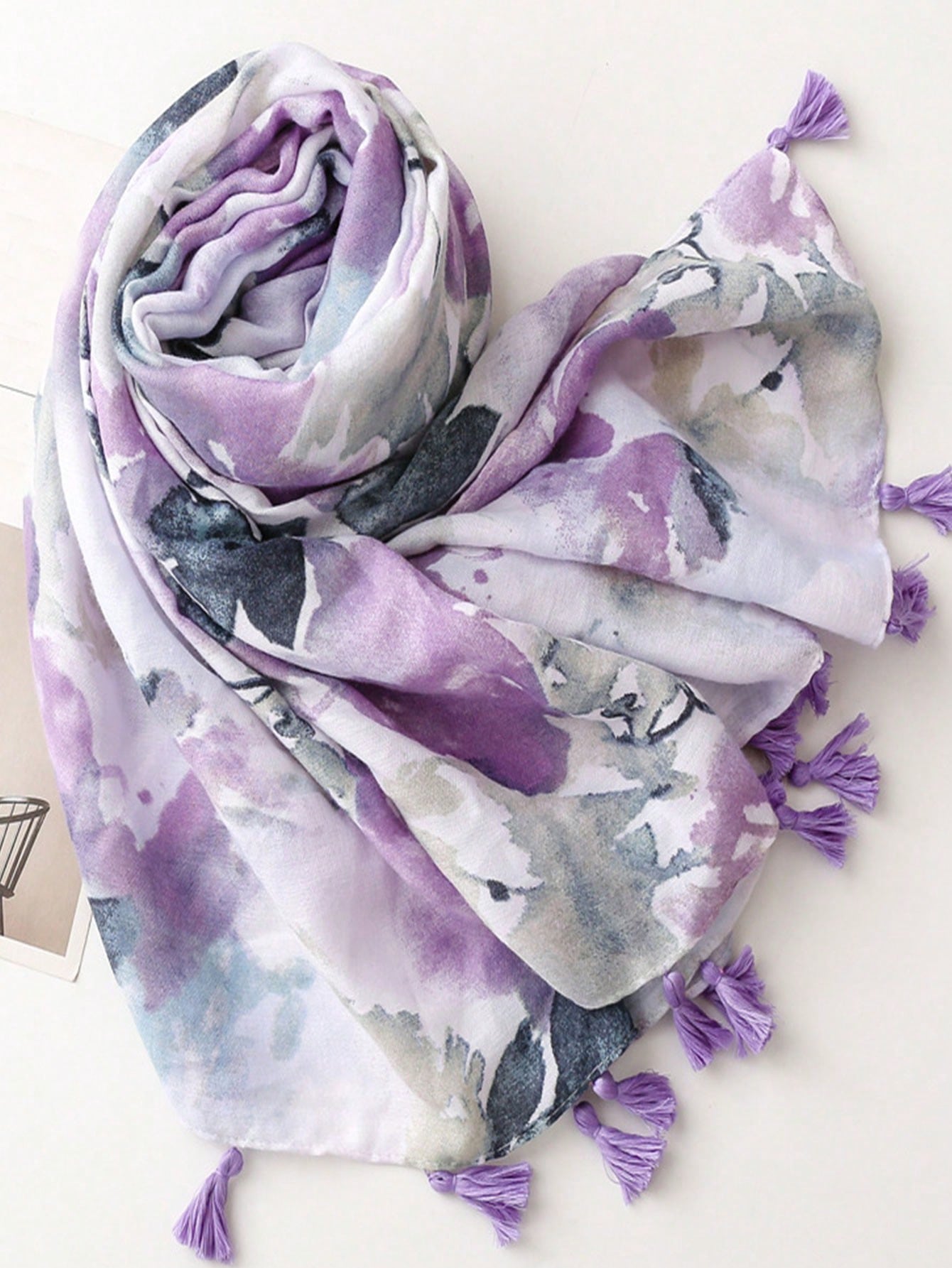 Women's Simple Style One-Piece Scarf, New Style Spring Summer Warm Wrap, Beach Sun Protection Shawl, Elegant and Versatile Long Shawl for Women