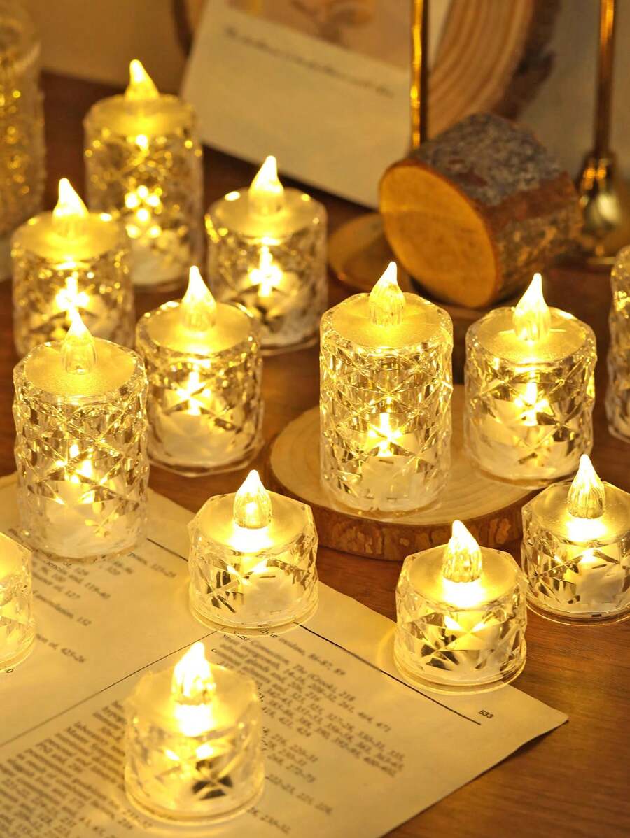 Flameless LED Plastic Candle – Battery Operated