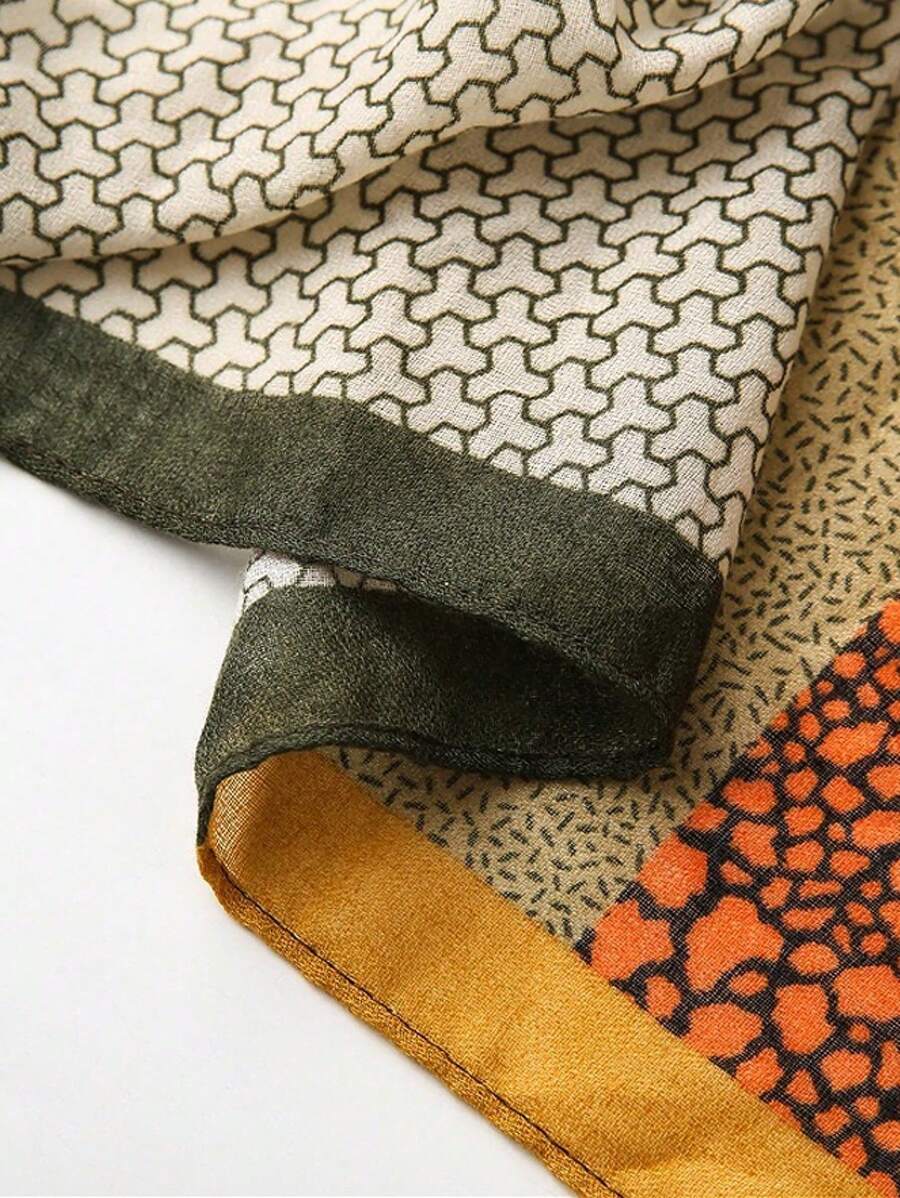 Stylish Leopard Scarf for Women - Breathable, Warm and Windproof Shawl for Spring/Autumn and Winter