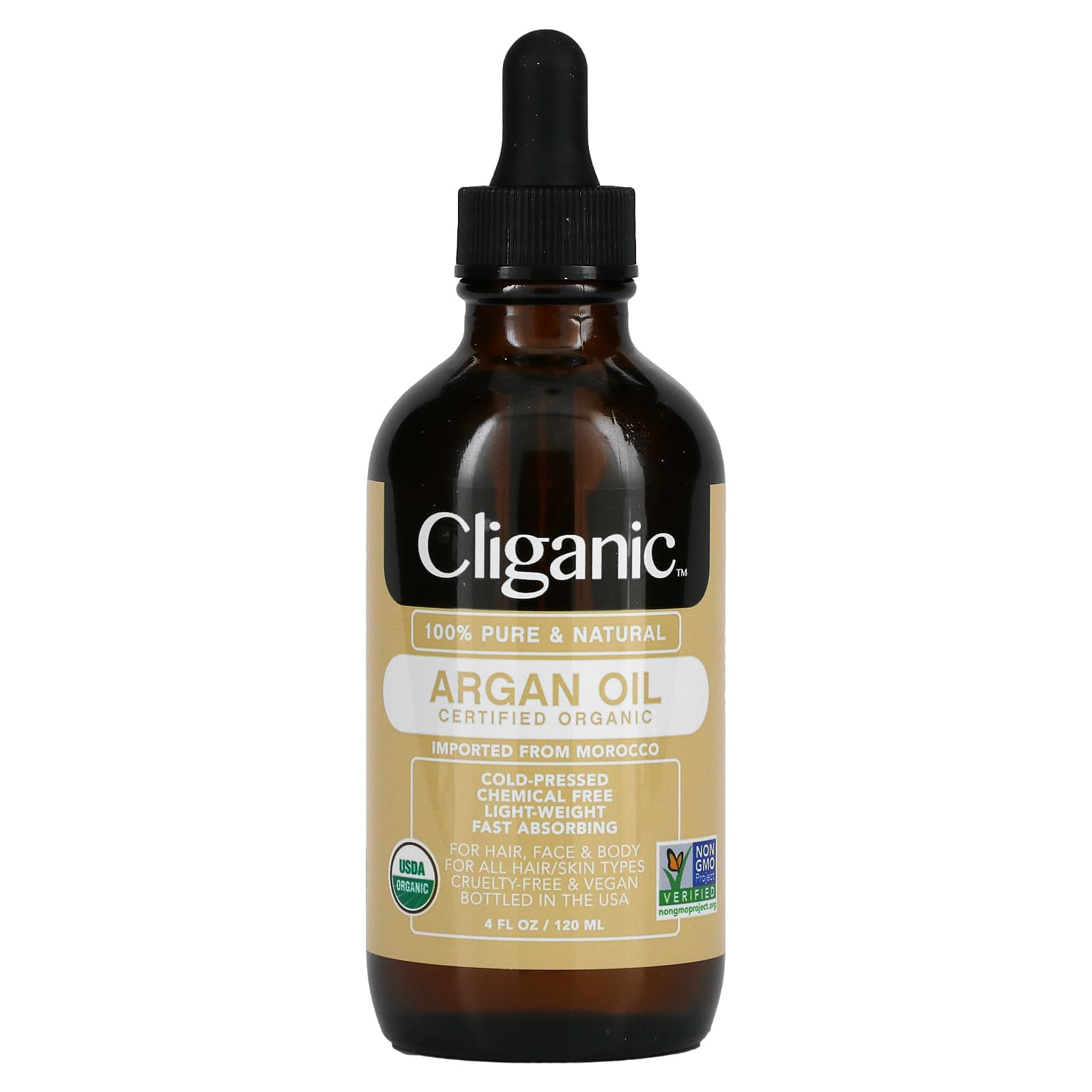 Kliganik 100% Pure and Natural Argan Oil 120ml