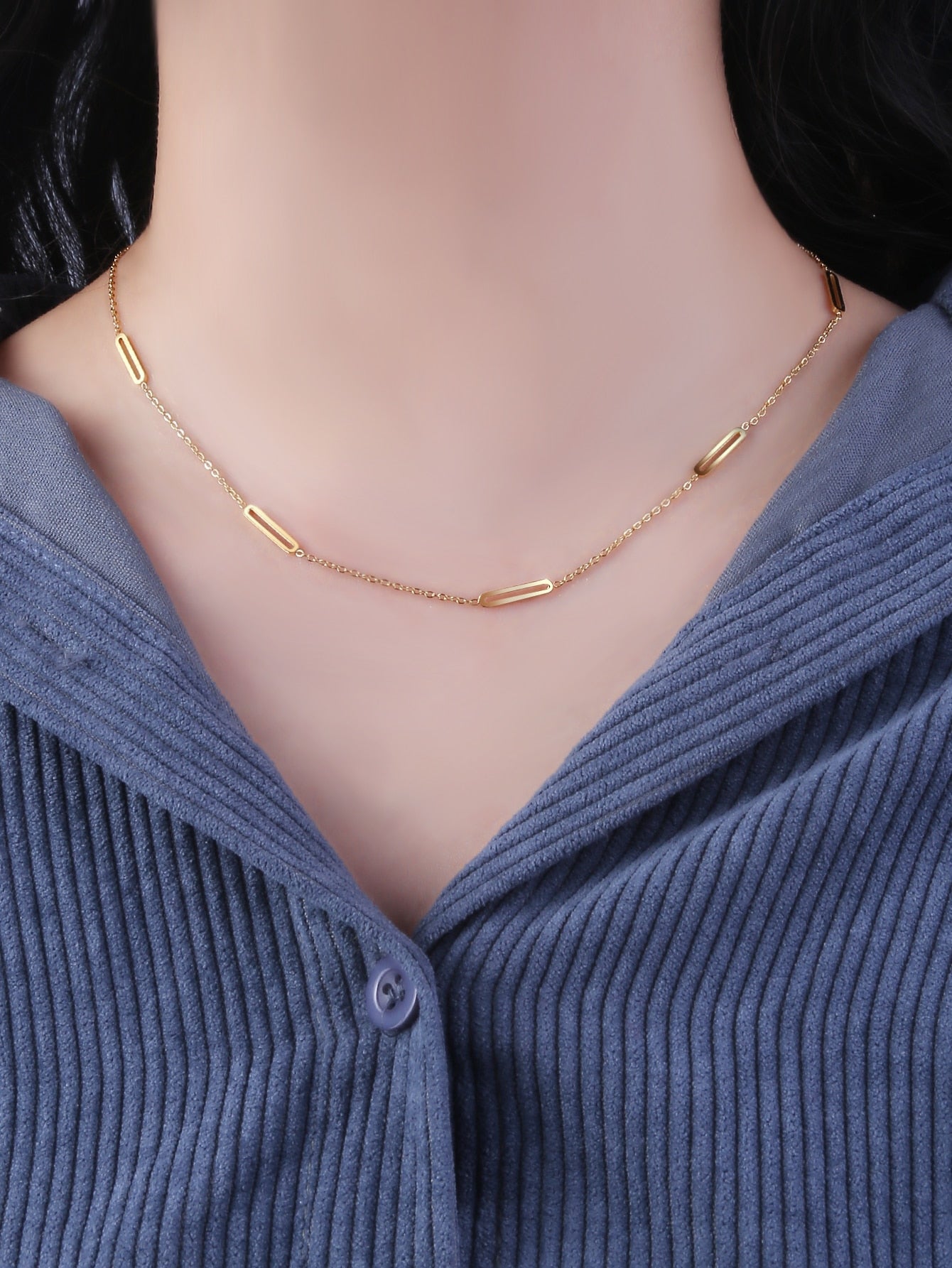 Geometric necklace