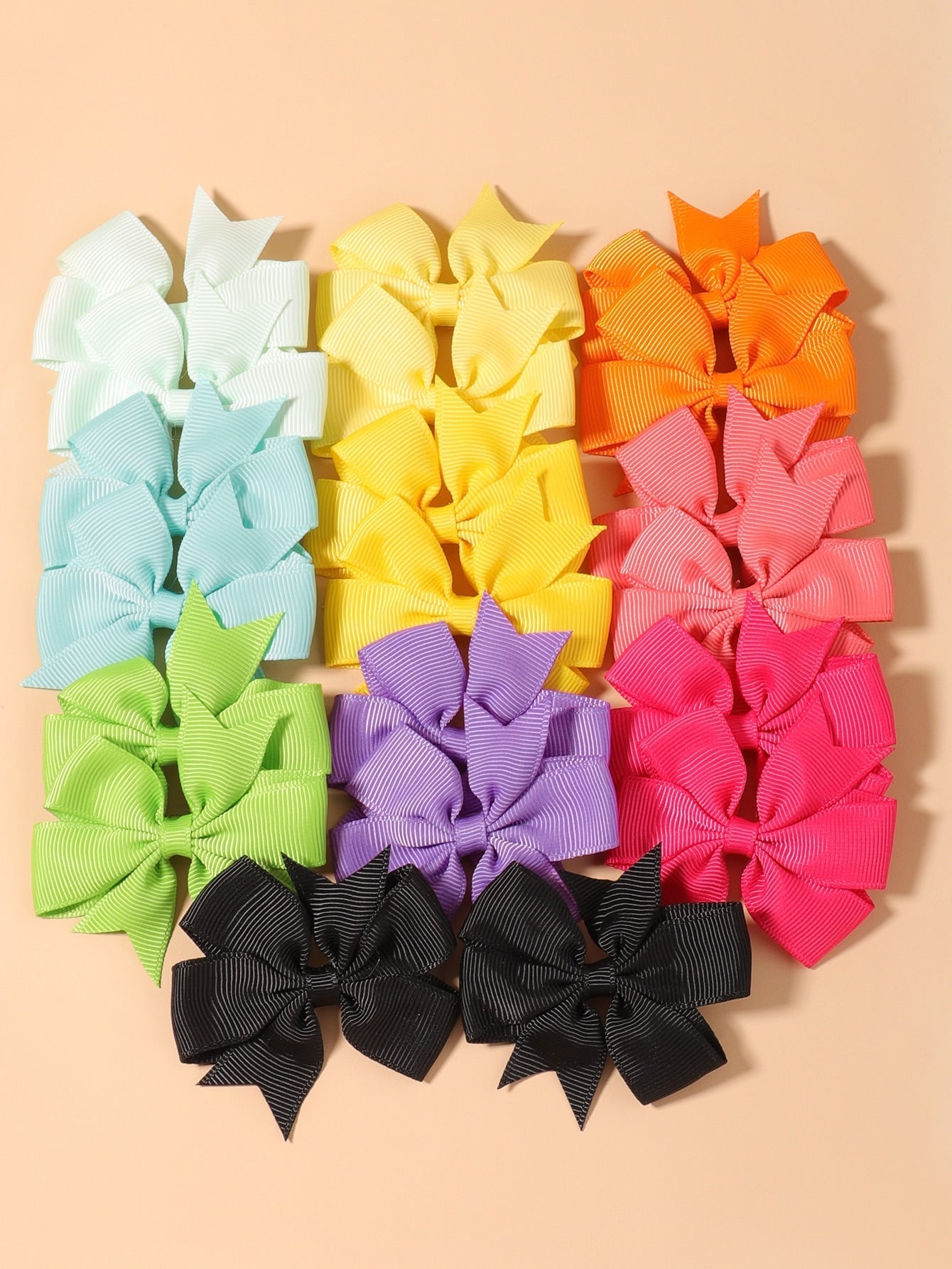 20 Pieces Butterfly Knot Hair Clips for Little Girls