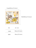 وشاح حريري نسائي 90 سم طبعة متعددة الاستخدامات مناسب للاستخدام اليومي كبنا