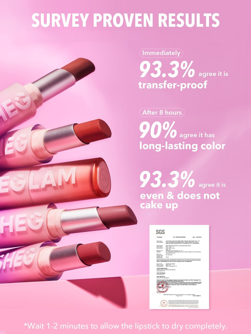 SHEGLAM Dynamatte Boom Long-Wear Matte Lipstick Rule Breaker