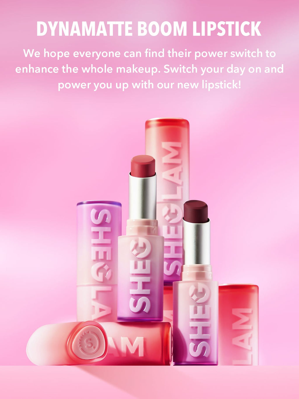 SHEGLAM Dynamatte Boom Long-Wear Matte Lipstick Rule Breaker