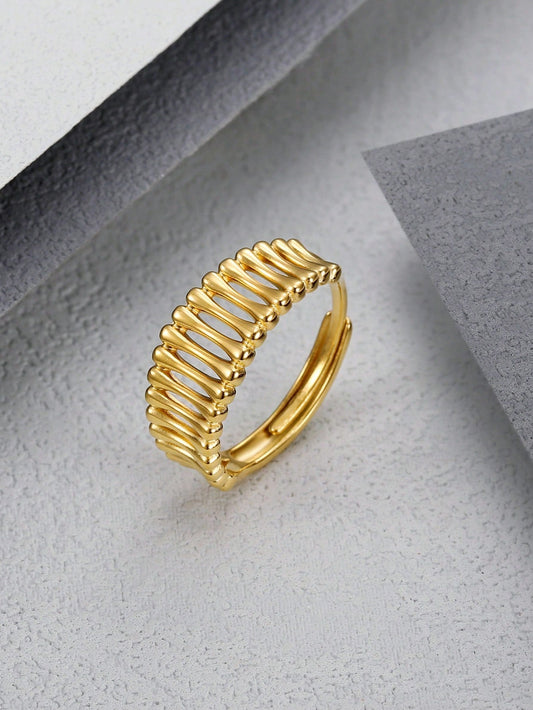 Unusual Fantasy Stainless Steel Adjustable Ring for Women 1 Piece