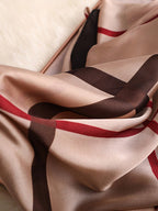 Women's Scarf Lines Fashion Modern One Piece Daily Outdoor Travel Khaki