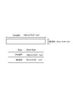 Orange Bali Thread Silk Scarf for Women