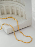 قلادة خرز من الفولاذ المقاوم للصدأ للسيدات قطعة واحدة من الزخرفة اليومية