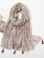 Fashionable silk scarf for women with beautiful prints