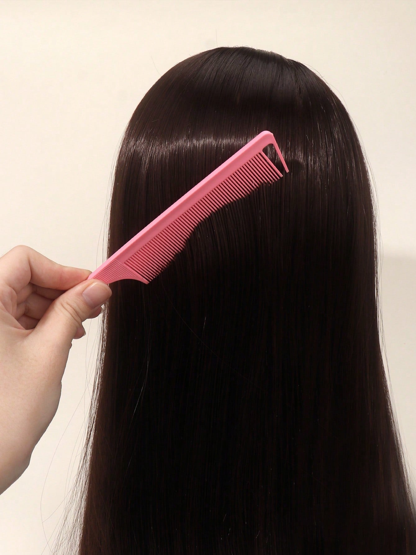 Black Mouse Tail Hair Comb Friday One Piece Pink