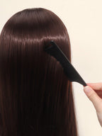 مشط شعر أسود جمع قطعة واحدة باللون الأسود