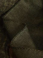 Luxury dark green women's scarf, vintage and elegant blend, handwoven from fine fibers, suitable for daily life. National Day