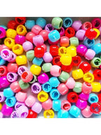 100pcs Mini Plastic Hair Clips, Colorful Decorative Hair Accessories, Girls Braid Hair Accessories