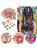 100pcs Mini Plastic Hair Clips, Colorful Decorative Hair Accessories, Girls Braid Hair Accessories