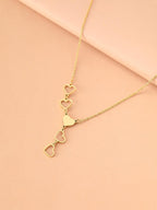 سلسلة مجوهرات عصرية من الفولاذ المقاوم للصدأ للسيدات