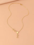 سلسلة مجوهرات عصرية من الفولاذ المقاوم للصدأ للسيدات