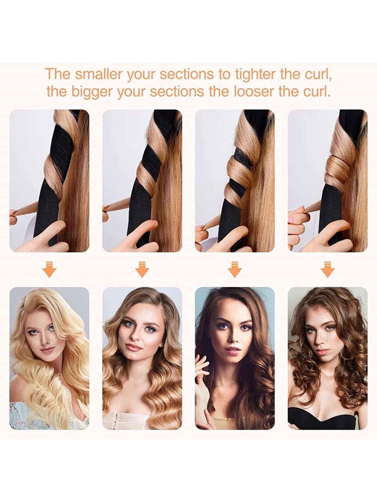 4pcs/set No Heat Hair Curlers & Foam Sponge Hair Curler for Lazy Hairstyle DIY Golden Friday