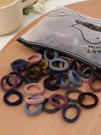 100 Pieces Plain Solid Color Hair Clips