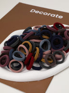 100 Pieces Plain Solid Color Hair Clips