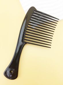 One Piece Hair Comb Styling Tool, Large Black Comb