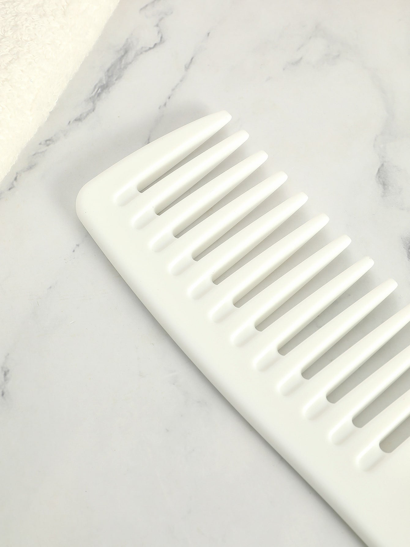 1pc Extra Thick Wide Tooth Comb, Hair Comb to Straighten, Anti Static Hair Comb, Hair Comb, for Home & Salon, Straightening Comb, Handle Comb