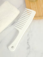 قطعة واحدة من شعر حريري سميك مسنن عريض، مشط الى تصويب، مضاد للساكنة مشط شعر، مشط شعر، الى المنزل والصالون، مشط تمليس، مقبض مشط