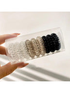 9 Pieces Non-Slip Flexible Hair Clips, Telephone Cord Hair Clips, Women's Hair Holders Flexible