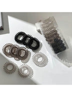 9 Pieces Non-Slip Flexible Hair Clips, Telephone Cord Hair Clips, Women's Hair Holders Flexible