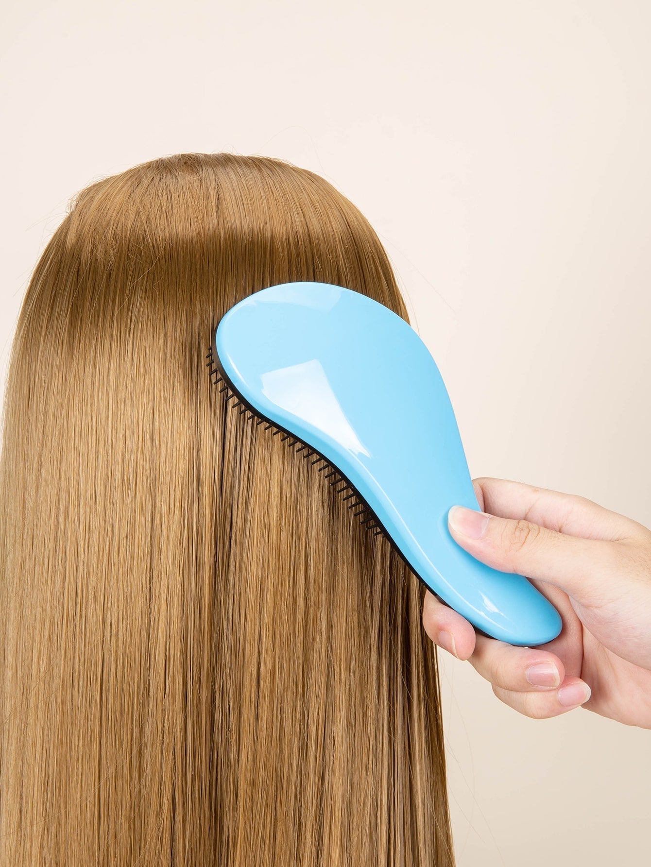Detangling Brush, Anti-Tangle Massage Comb, Beauty Tools, Hair Brush Set, Natural/Curly/Wrinkle/Dry/Wet/Oil/Thick/Straight/Long Hair, Hair Brush for Dry and Wet Hair for Adults and Kids Blue