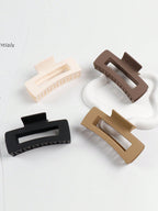 وصلات شعر مستقيمة غير قابلة للانزلاق، نهائية غير لامعة، لون ثابت - وصلة شعر لتصفيف الشعر وإكسسواراته السوداء الجمعة