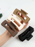 وصلات شعر مستقيمة غير قابلة للانزلاق، نهائية غير لامعة، لون ثابت - وصلة شعر لتصفيف الشعر وإكسسواراته السوداء الجمعة