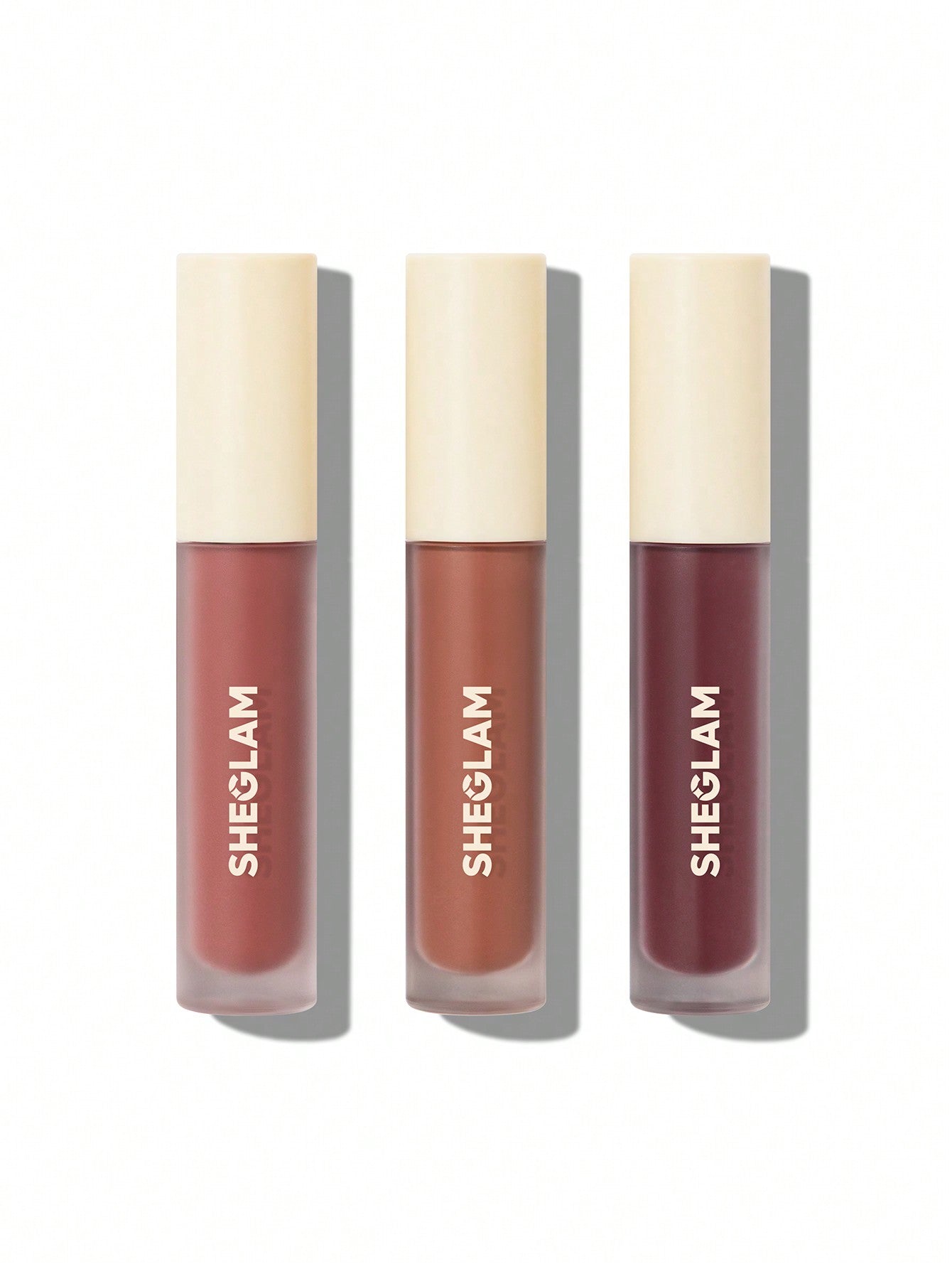 SHEGLAM Matte Allure Mini Liquid Lipstick Set - 3pcs/set Starring and Nourishing Lips with Sunflower Oil and Reducing Fine Lip Wrinkles and Liquid Lipstick Travel Set