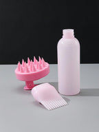 2 قطعة من فرش الصبغة المصبغة، زجاجة صبغ للشعر، زجاجة شامبو الصباغة بالزيت، مشط الصباغة، أداة لتصفيف الشعر الملون. وفرشاة مطاطية مرنة للشامبو 1 قطعة، دليل رأس القلم الملون لتدليك الشعر، فرشاة للشعر الوردي