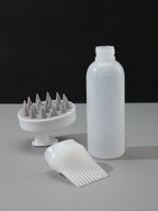 2 قطعة من فرش الصبغة المصبغة، زجاجة صبغ للشعر، زجاجة شامبو الصباغة بالزيت، مشط الصباغة، أداة لتصفيف الشعر الملون. وفرشاة مرنة للشامبو 1 قطعة، دليل رأس القلم الملون لتدليك الشعر، فرشاة بيضاء