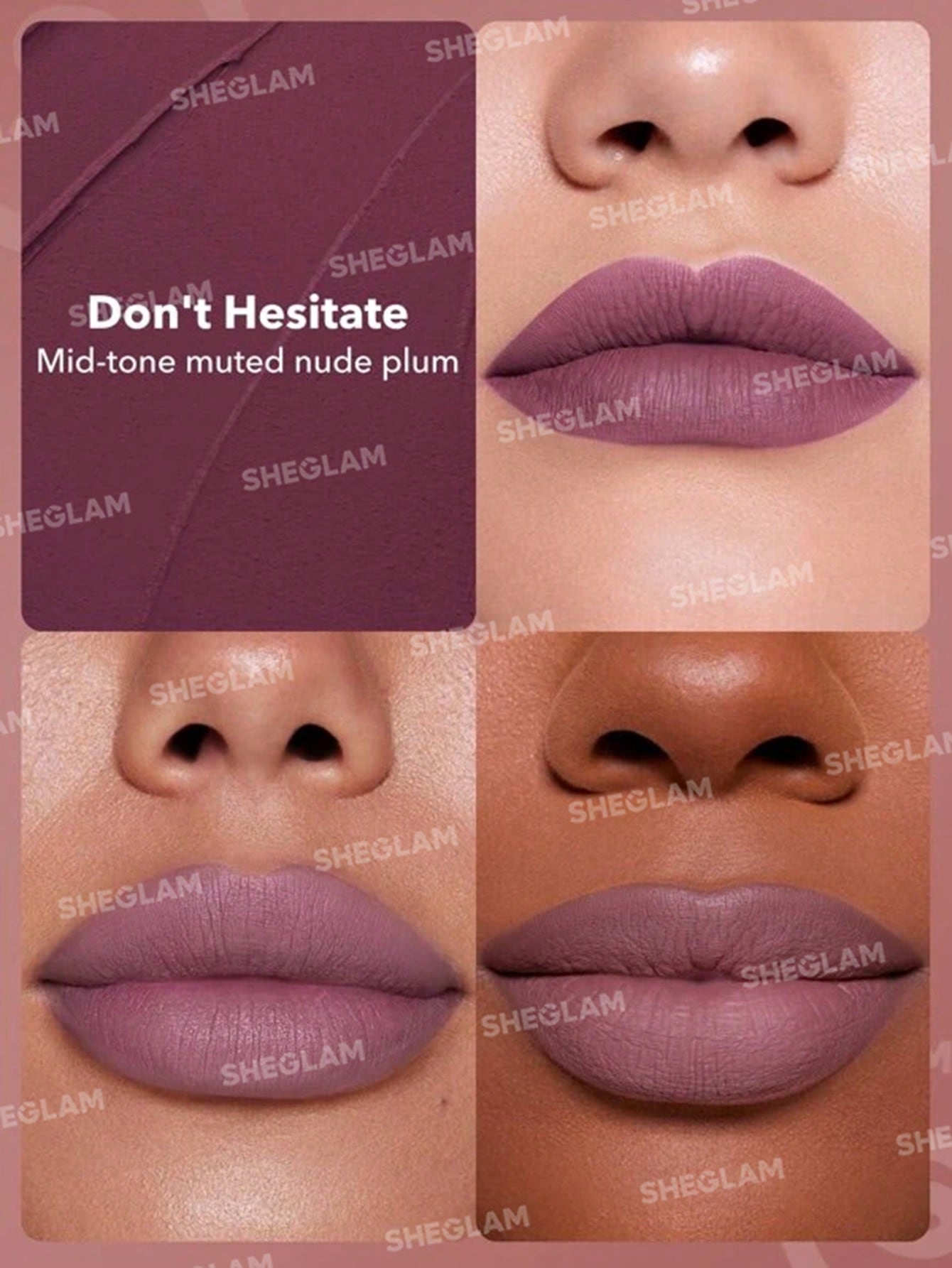 أحمر شفاه SHEGLAM Dynamatte Boom أحمر شفاه طويل الأمد مطفي لا تتردد