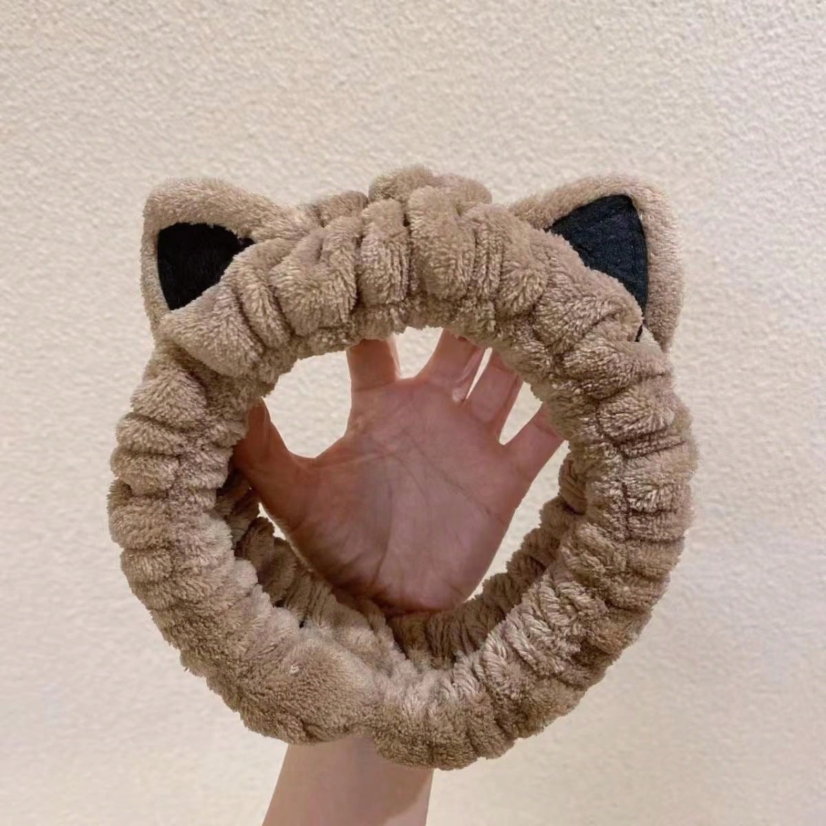 Cute Cartoon Ear Polyester Bath Hair Band 1pc