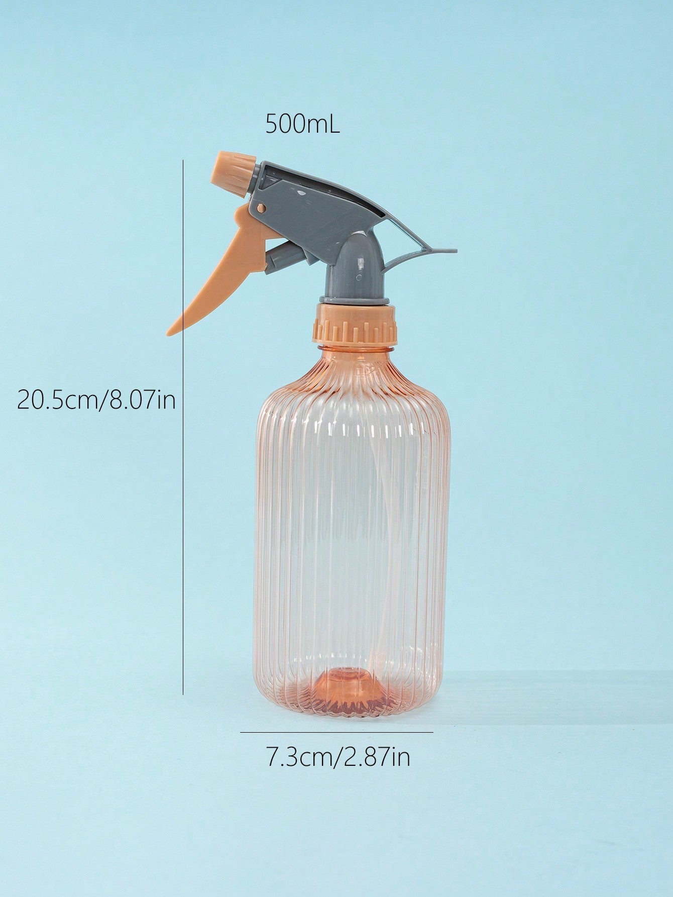 500ml Champagne Spray Bottle with Simple Vertical Stripes