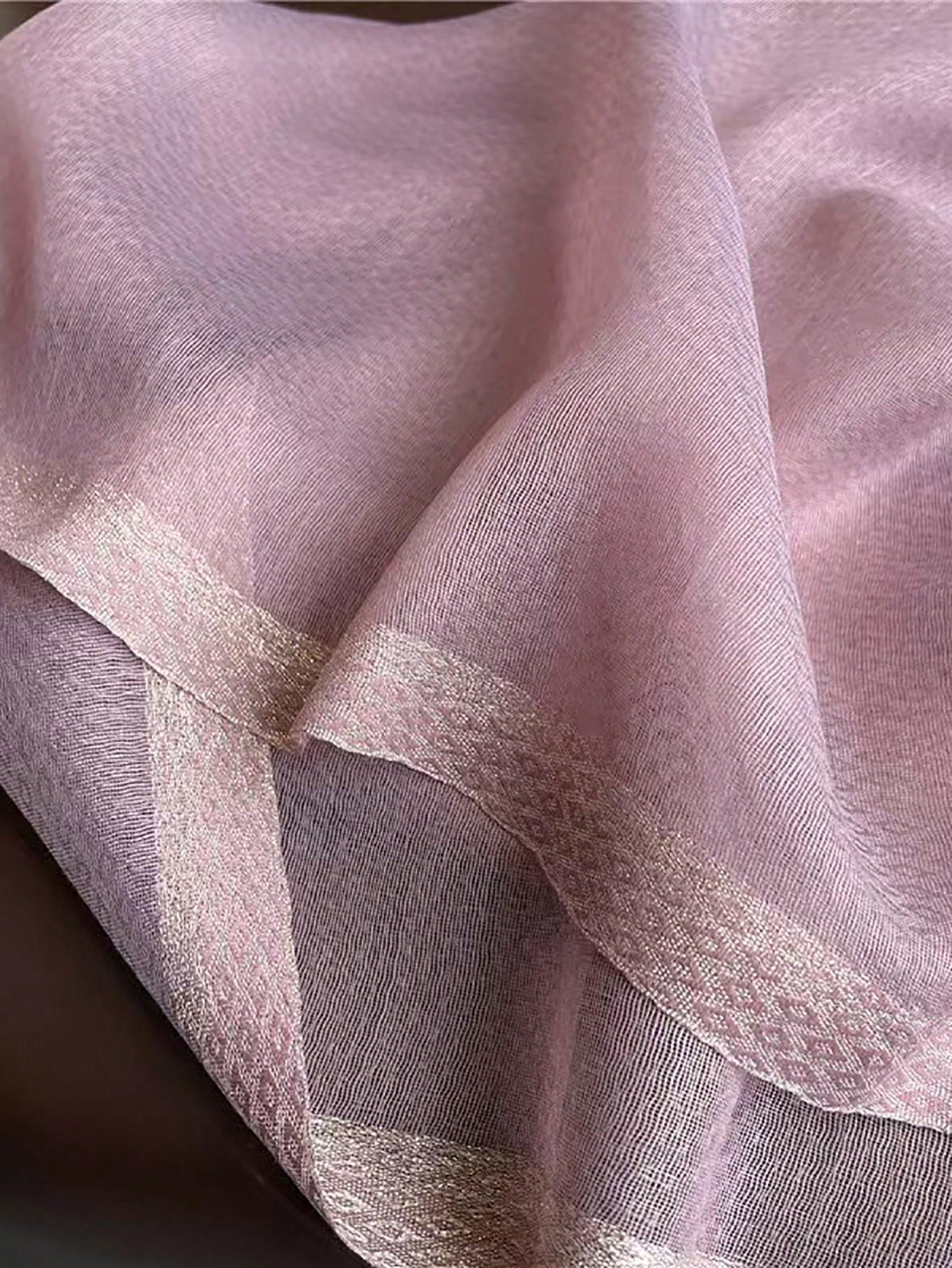 Women's Beige Valentine's Day Scarf 1pc Spring Daily Wear Keep Neck Warm Elegant Light Purple