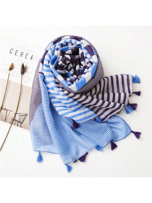 1pcs Thin Shawl Shawl Outdoor Windproof Square Scarf Warm Scarf for Outdoor Air Conditioning Room New Sunproof Scarf Popular Print Scarf Fashion Color Scarf Islamic Head Green Coffee.