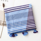 1pc Thin Seasonal Shawl, Outdoor Windproof Square Scarf, Warm Scarf for Air Conditioning Room Outdoor, New Sunscreen Scarf Popular Print Scarf, Fashion Colors Scarf for Islamic Head Coffee Green.