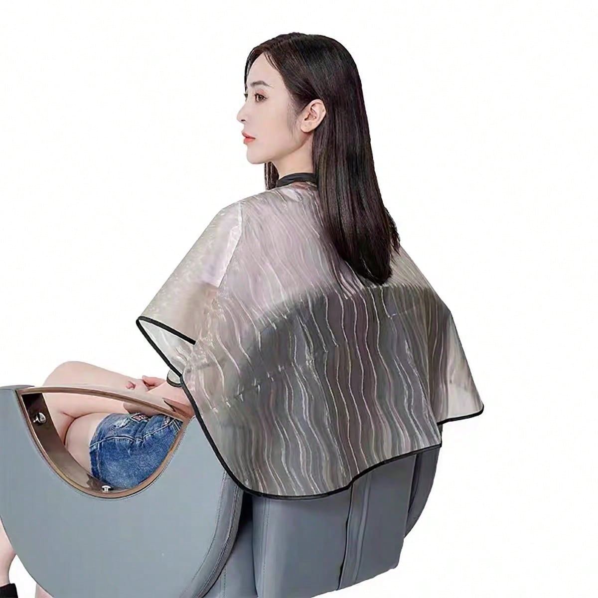 1pc Waterproof Hairdressing Cape for Hair Coloring, Styling, Curling, and Hair Treatment