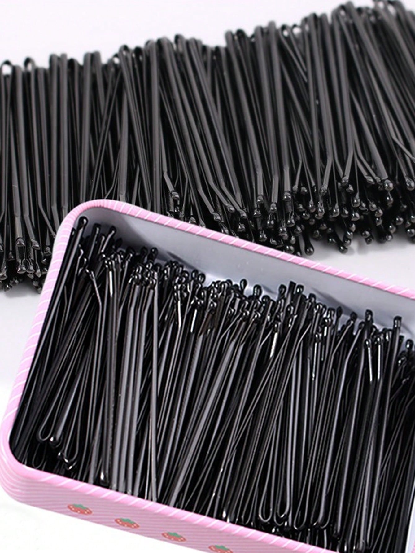 100pcs/pack Black Hair Clips for Women, Side Forward Clip, Hair Clip for Hair Hold, U Shape Hair Clip, Steel Clip