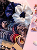 مجموعة من 1085 اكسسوارًا مظلمًا للنساء من أصحاب الفئات الضعيفة، قطاعة الشعر، شريط وربطة الشعر