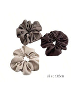 3pcs Vintage French Silk Hairbands for Women, Suitable for High/Low Bun Hairstyle, Daily Wear, Travel, Outdoor Activities and Casual Wear.