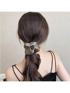 3pcs Vintage French Silk Hairbands for Women, Suitable for High/Low Bun Hairstyle, Daily Wear, Travel, Outdoor Activities and Casual Wear.