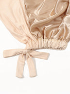 Women's Solid Bandana Headscarf with Elastic Band and Lining